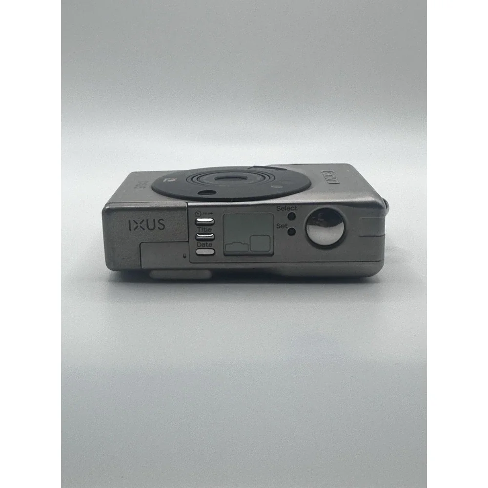 Canon IXUS Compact APS Camera Silver UNTESTED For Parts/ Repair